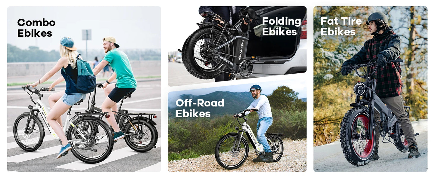 Cybervelo EK7 26" City Commuter, 80 Miles 25AH Detachable Battery 1000W Peak Long Range E-Bike, 7-Speed Shift Gear Electric Bike