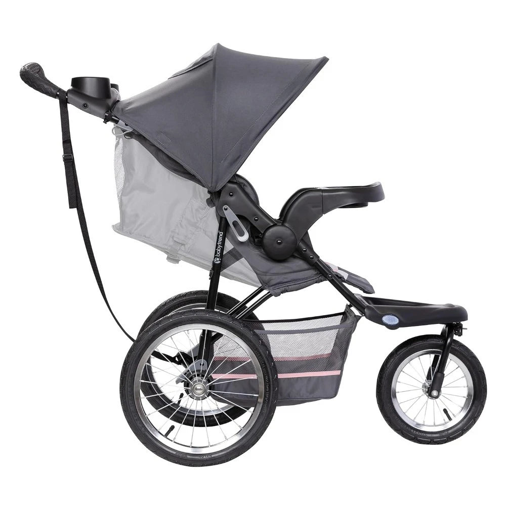 Upgraded version Jogger Travel System with Infant Car Seat, Dash Pink,Lightweight steel frame construction-NEW,Hot-Sell!