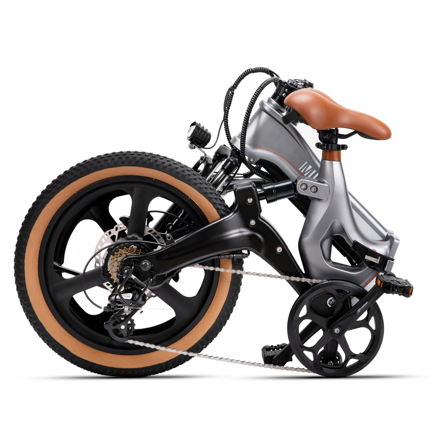 MIHOGO RX 2.4 Adult Electric Bicycle, 500W city ebike, 48V 12.8AH E-bike, 20-Fat Tire Foldable Electric Bike