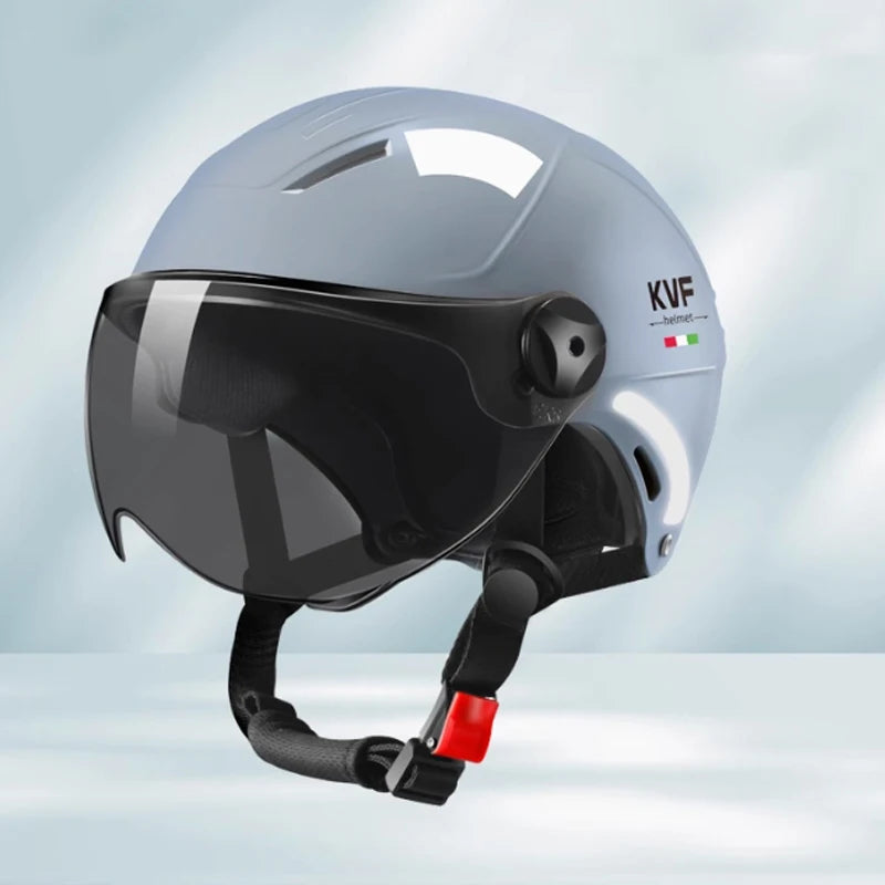 2025 E-Bike helmet summer helmet for motorcycle men women with sunglasses