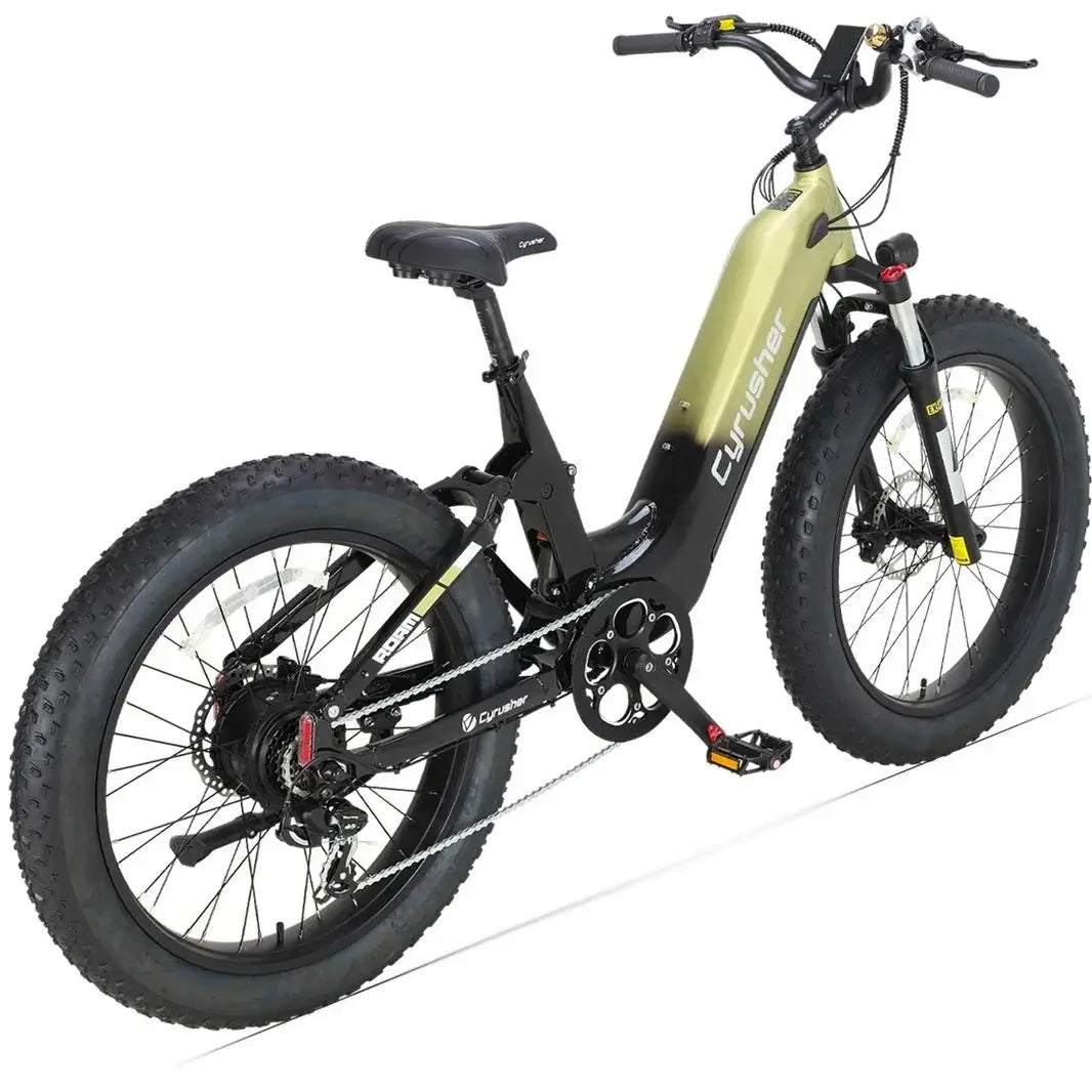 Cyrusher Roam Step-Thru Full Suspension E-Bike 250W 52V 15.6Ah Torque Sensor