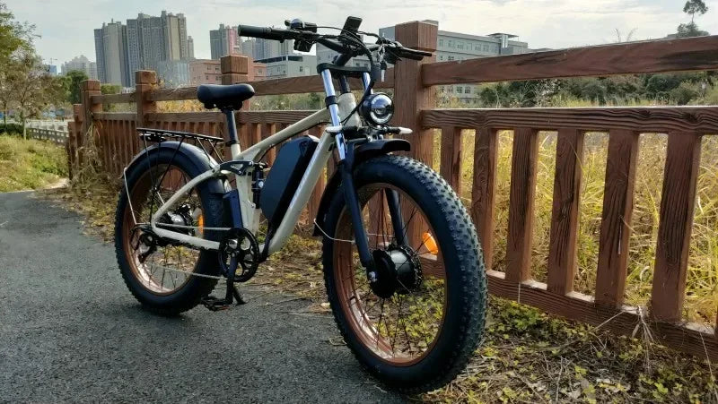 Electric Bicycle new F1 2000w dual motor 48v 22.4ah battery adult Electric bike 26inch tire Hydraulic brake snow beach E-bike