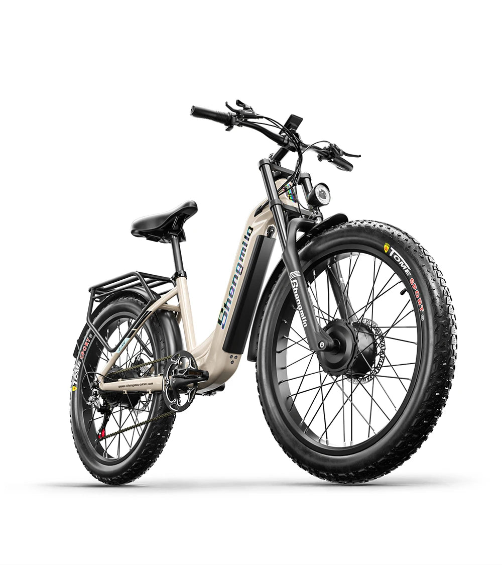 Shengmilo S700 Electric Bike for Adults 2000W Dual Motor, 48V17.5AH Removable Battery Electric Bicycle ,26Inch Fat tire e bike