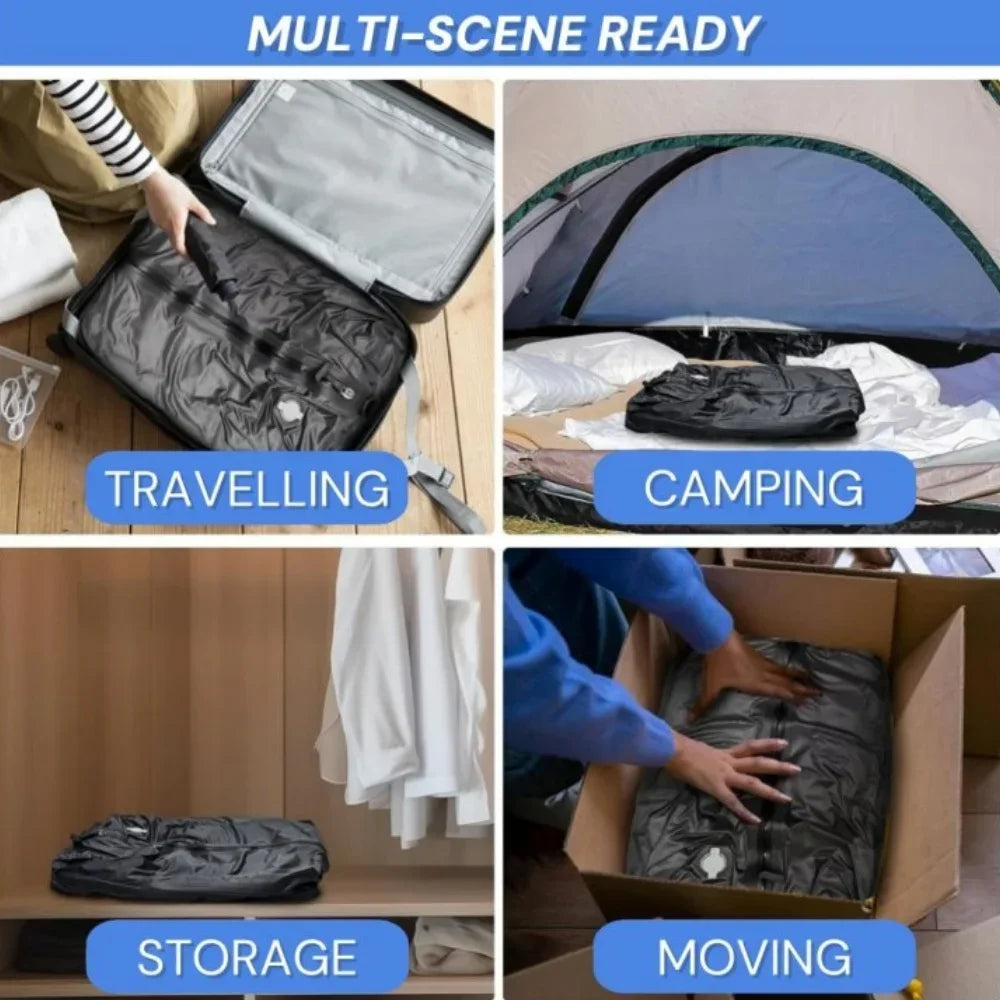 TPU Vacuum Storage bag,Travel essentials Clothes organizer packaging bags practical accessories compression packing cubes