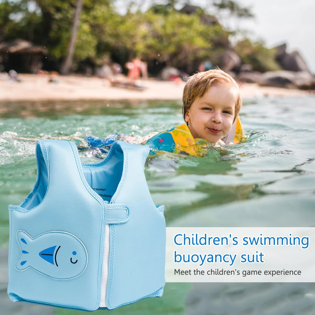 Kids Life Jackets Baby Swimsuit Children Life Vest Inflatable Swim Vest Swimming Aid Buoyancy Clothing Swimming Pool Accessories