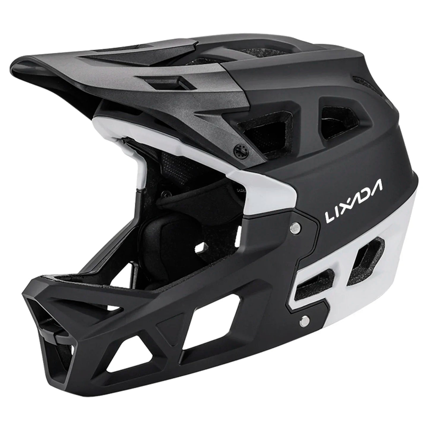 Full Face MTB Helmet for Downhill Racing Adults with 31 Vents & Adjustable Visor, Men/Women Mountain Bike Safety Cycling Gear