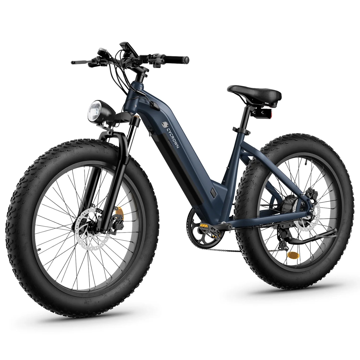 Electric Bike For Adults CYCROWN CYCVEVRE 26x4" 1000W Motor Top Speed 28Mph 48V 15.6AH Range 60Miles Max Load 330Ibs New