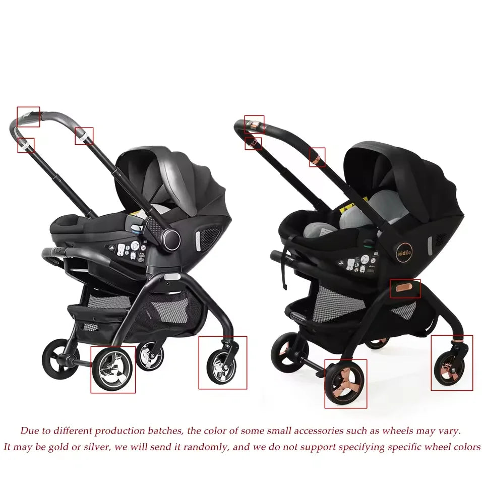 New baby stroller, Multi functional two-way newborn stroller, baby car seat ECE, 4in1 baby carriage