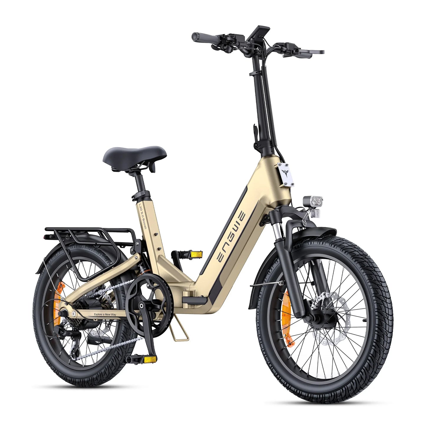 ENGWE L20 3.0 Boost Folding E-Bike 250W Motor 48V 13.5AH Electric Bicycle City Commuter 135KM Max Range Smart APP Electric Bike