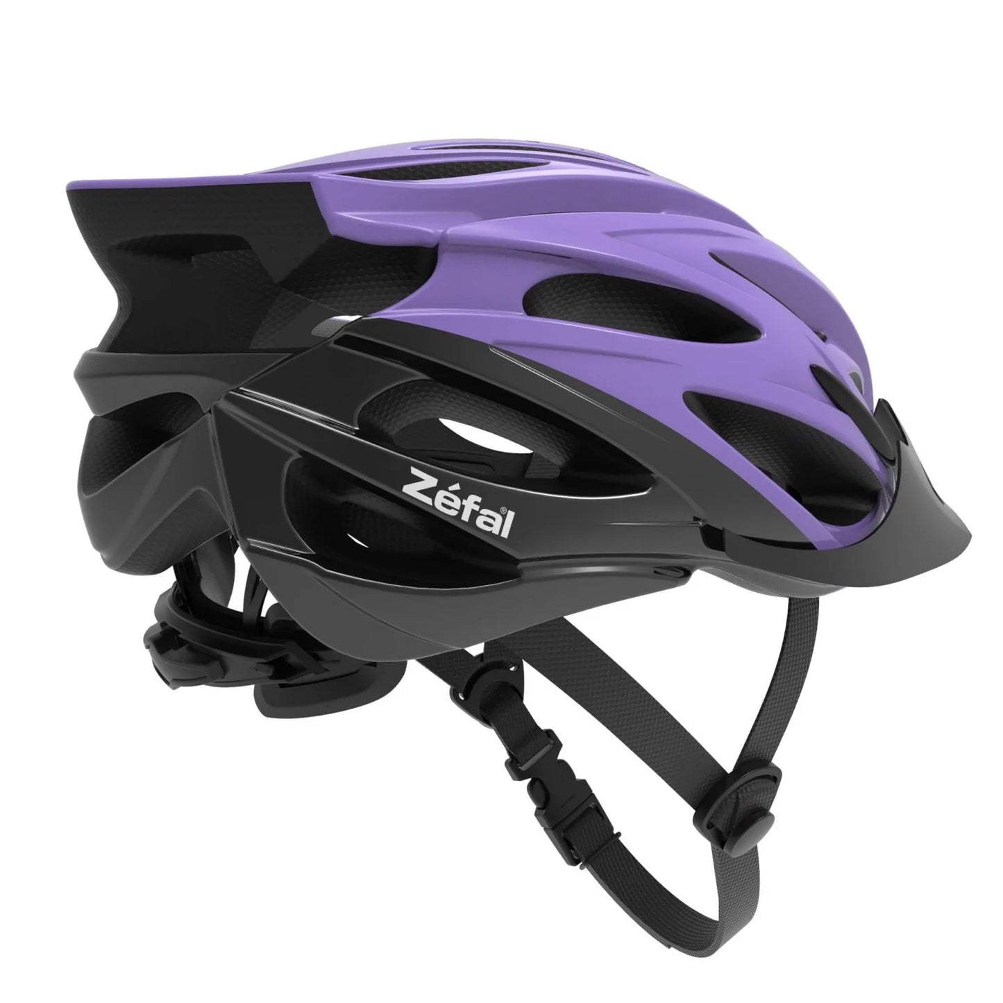 Youth Full-Coverage Bike Helmet, Lilac – Age 8+, 24 Vents, Adjustable Fit, with Visor