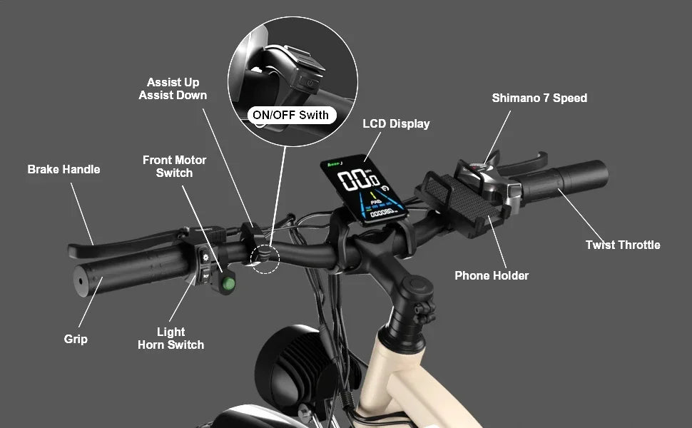 Electric Bicycle new F1 2000w dual motor 48v 22.4ah battery adult Electric bike 26inch tire Hydraulic brake snow beach E-bike