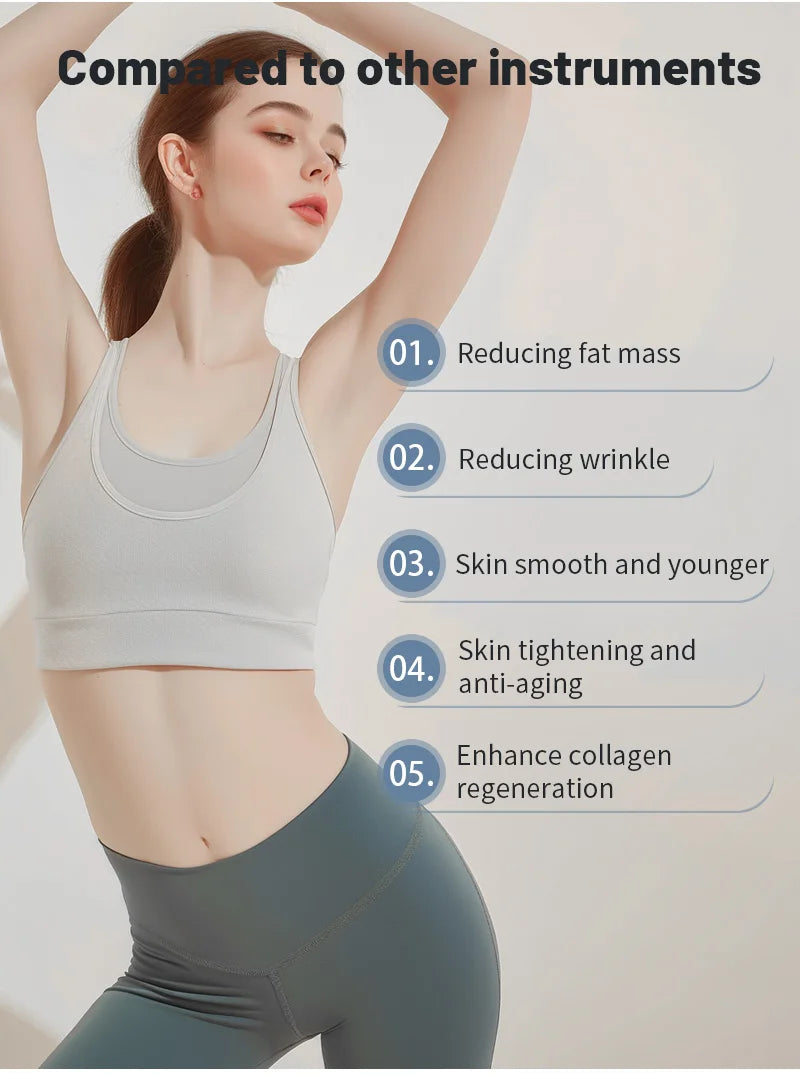 NEO Equipment Slimming Ultrasound Cellulite Wrinkle Removal Face Lift 2 Handles Ultra 360 Fat Reducing Machine For Salon