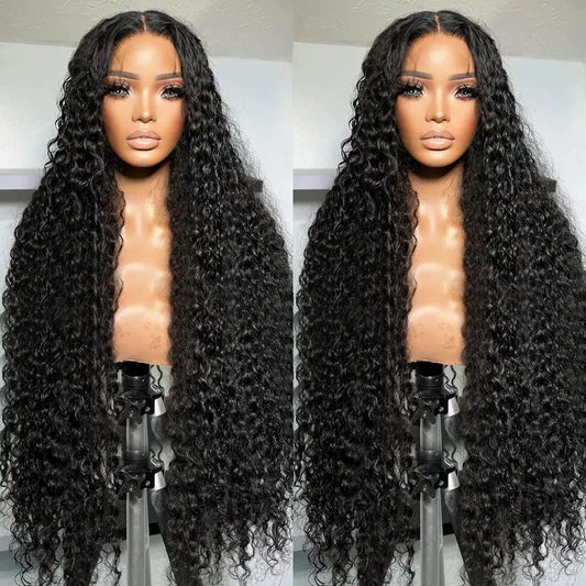 40 42 Inch 13x4 13x6 Water Wave HD Lace Front Wigs For Black Women Curly 360 Full Lace Wigs Human Hair Wet Deep Wave Frontal Wig