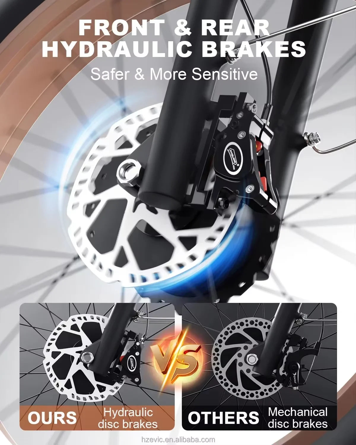 Ebike F1 2025 new 1000W 48V 16AH removable battery, 26-inch impact absorption tires, jungle beasts, adults mountain electric bik