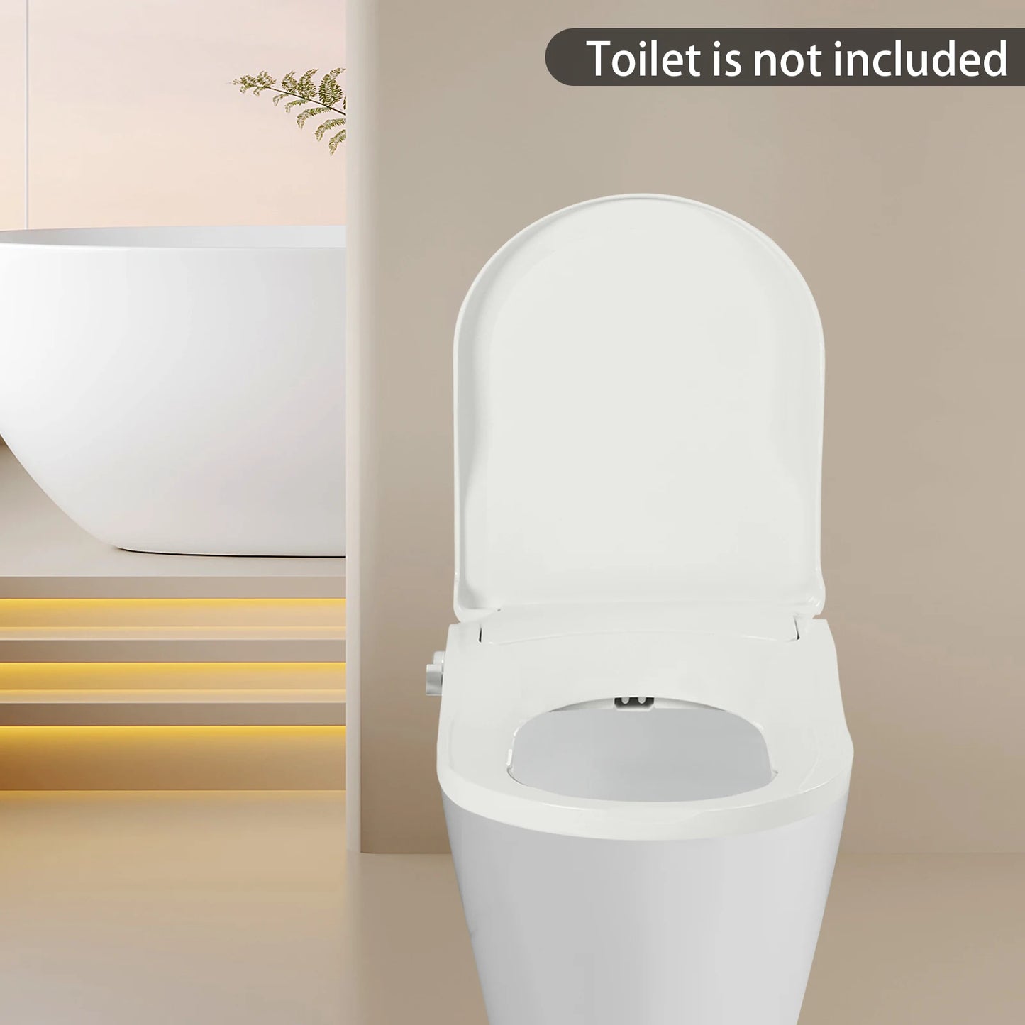 Dual Nozzle Eco-Friendly Non-Electric Toilet Seat,Water Pressure Front/Rear Wash,Hygienic,Save Toilet Paper,Sustainable Home Use