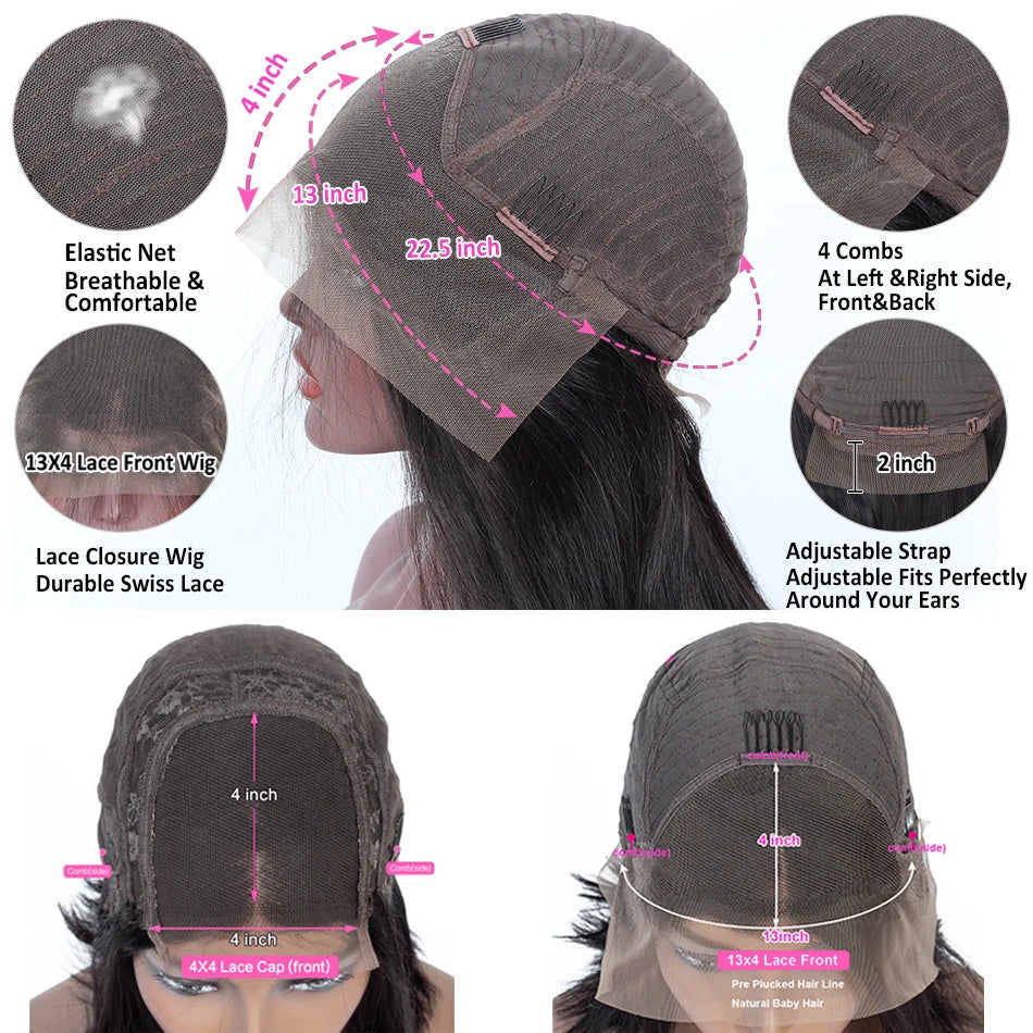 Body Wave Highlight Wig 100% Human Hair Wigs 13x6 HD Lace Frontal Wig Honey Blonde 13x4 HD Lace Front Human Hair Wigs For Women