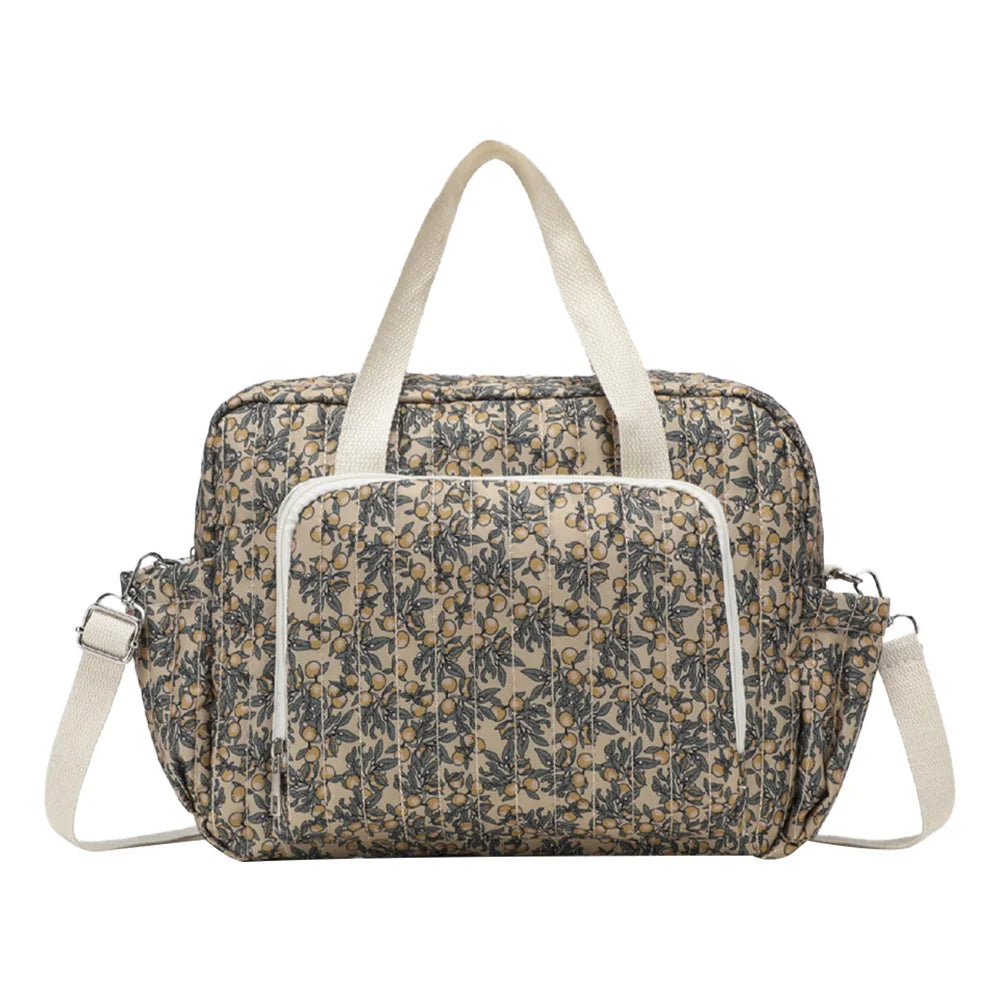 Floral Maternity Bag Large Capacity Maternity Pack Toiletry Luggage Bag for Labor and Delivery