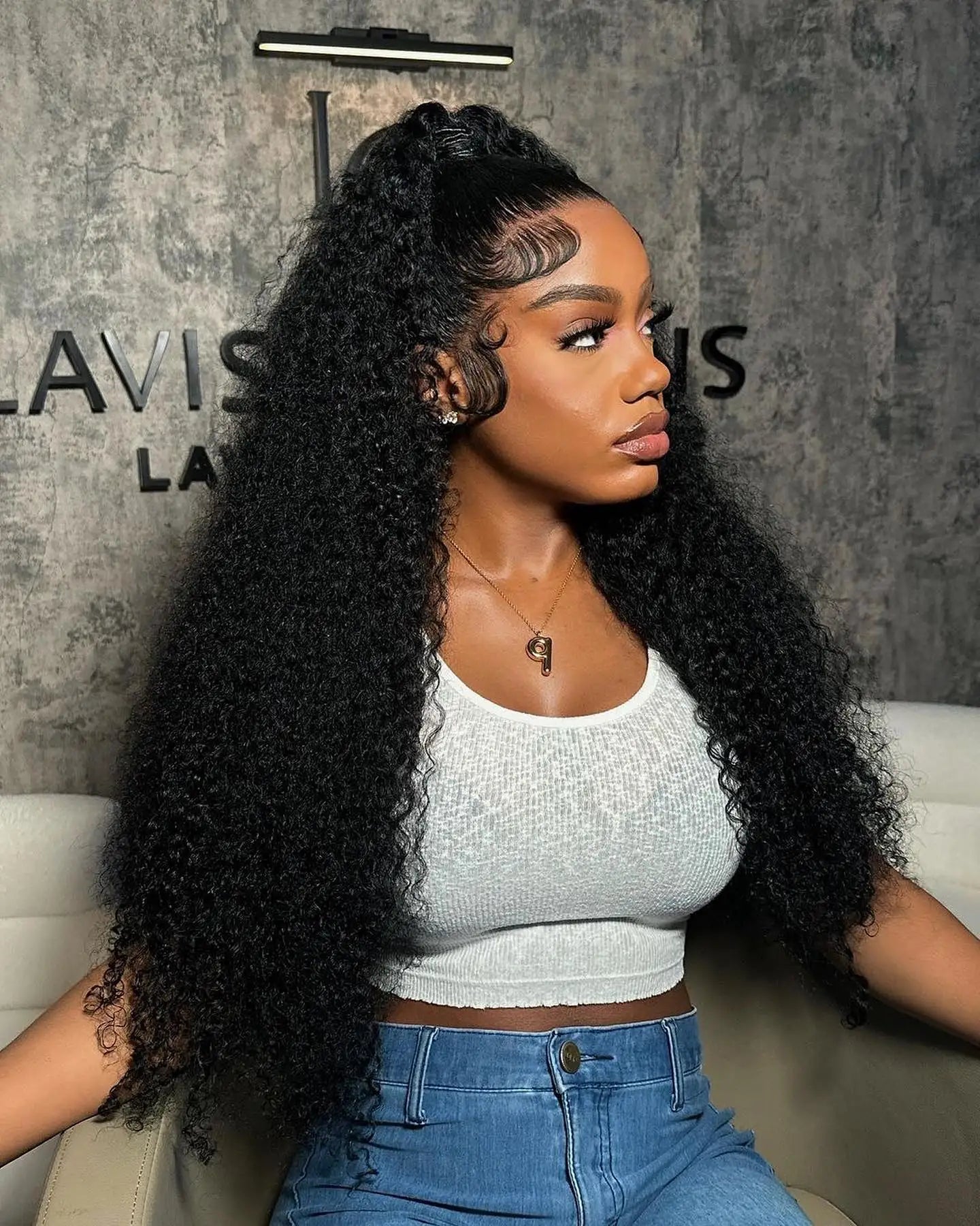 46 Inch Curly Wigs Deep Wave Human Hair 13x6 Lace Frontal Wigs 300% Density Glueless Wigs Human Hair 13x4 360 HD Lace Front Wigs
