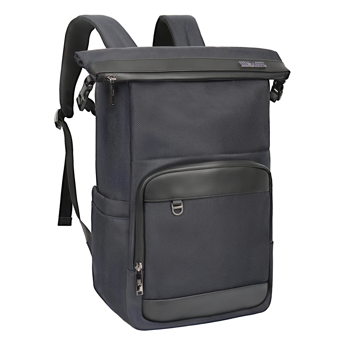 New York XPress Roll-Top Backpack for Men Large Capacity Expandable Laptop Bag Leisure Travel Backpack Hiking Camping Bags