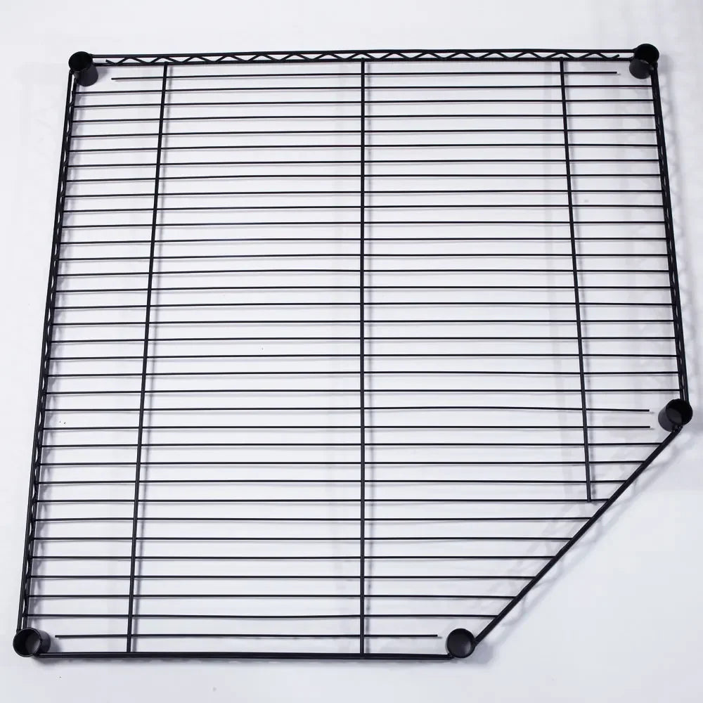 6 Tiers Corner Shelf, Adjustable Metal Storage Wire Shelving Unit Corner Rack Corner Shelving, Free Standing Corner Storage Rack