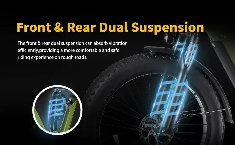 Lacros Thunder adult E-bike，750W city ebike，48V20AH Electric Bicycle，26 Fat Tire E-Mountain bike