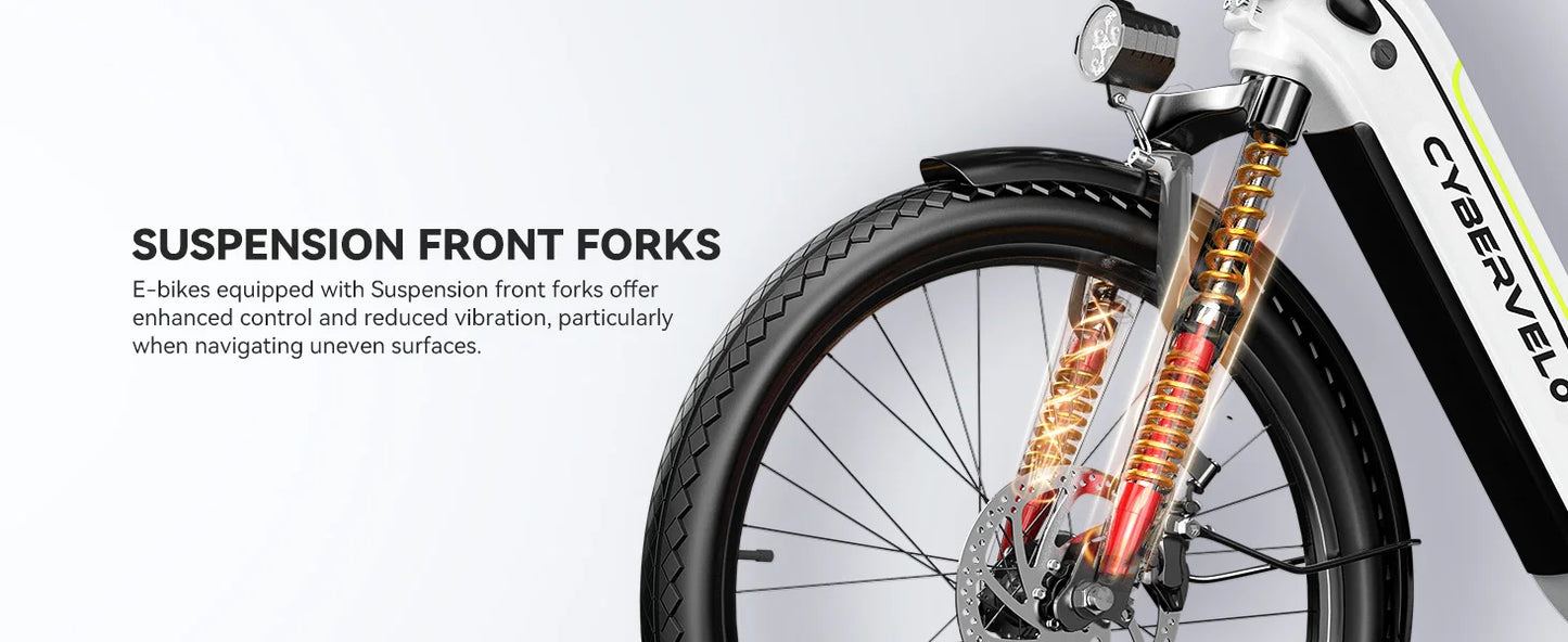 Cybervelo EK7 1000 Peak Electric Bike,80 Miles Removable Battery Ebike, 26" Electric E Bike with 7-Speed,Adult Electric Bicycles