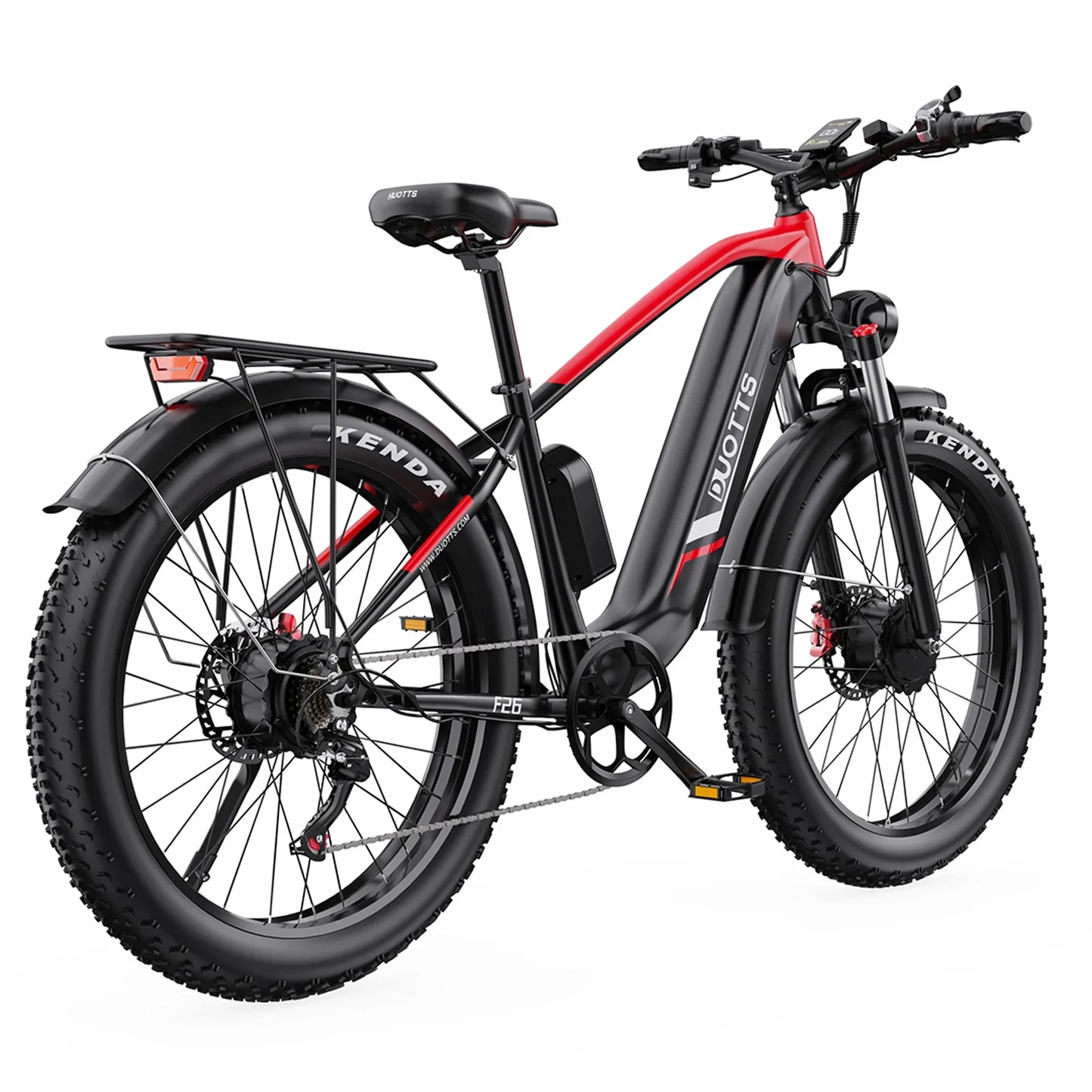 Electric Bike For Adult DUOTTS F26 26x4.0" 750Wx2,70Mile,48V 20AH,Top SPeed 15Mph,65*2Nm,Commuter Off-road Electric Bike,New