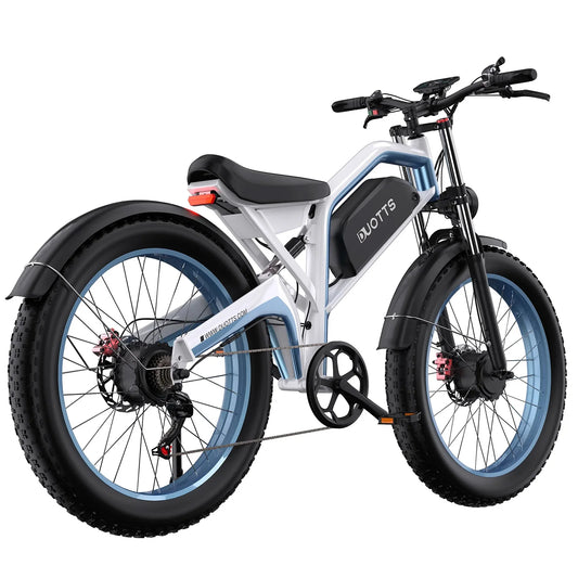 Adult Electric Off-road Bike DUOTTS N26 26x4.0" 1500W,70 Mile,48V 20AH,20Mph,65*2Nm,Commuter Electric Bike,New