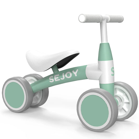 Sejoy Baby Balance Bike Children Walker for 1-3 Years Old Boys Girls 12-36 Months Kids Toddler 4 Wheels Riding Toys,Birthday Gif