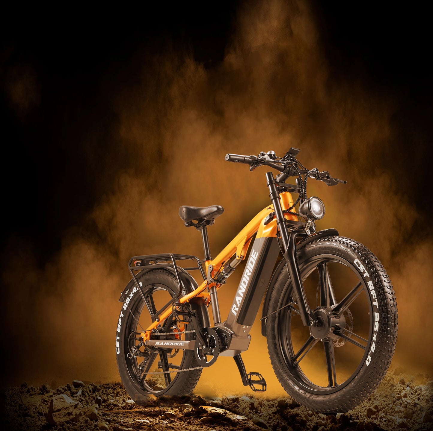 RANDRIDE YX80 2000W Dual Motor All-Terrain E-Bike 48V 20Ah Long Range Full Suspension Shimano 7-Speed Off-Road Electric Bike