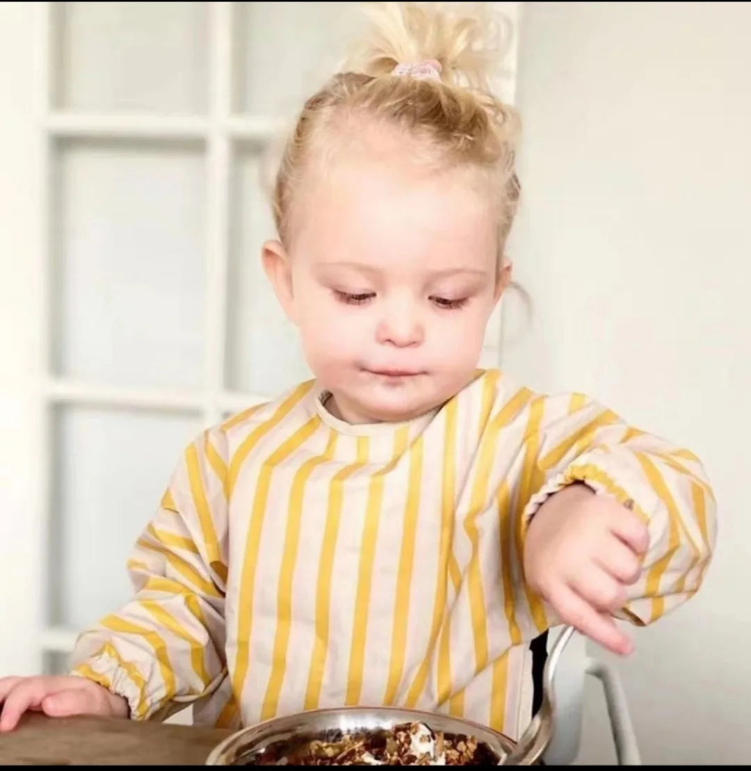 Children's Waterproof Anti-dress Bib Baby Eating Bib Super Soft Waterproof Baby Rice Pocket To Prevent Dirty Feeding