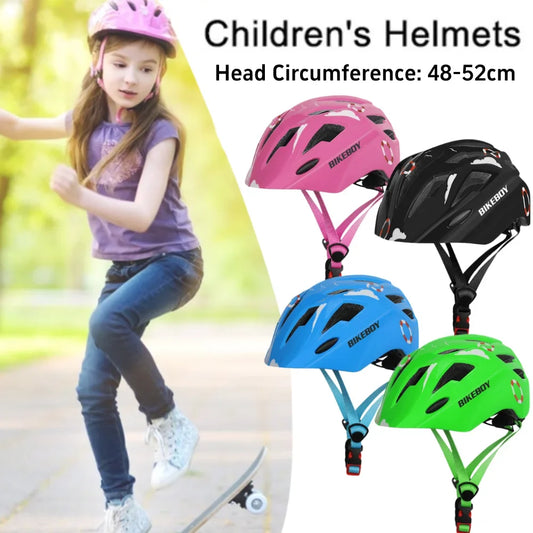 Children's Skateboard Helmets Adjustable Breathable Safety Helmet with Taillights Outdoor Sports Skiing Cycling Balance Bike ﻿