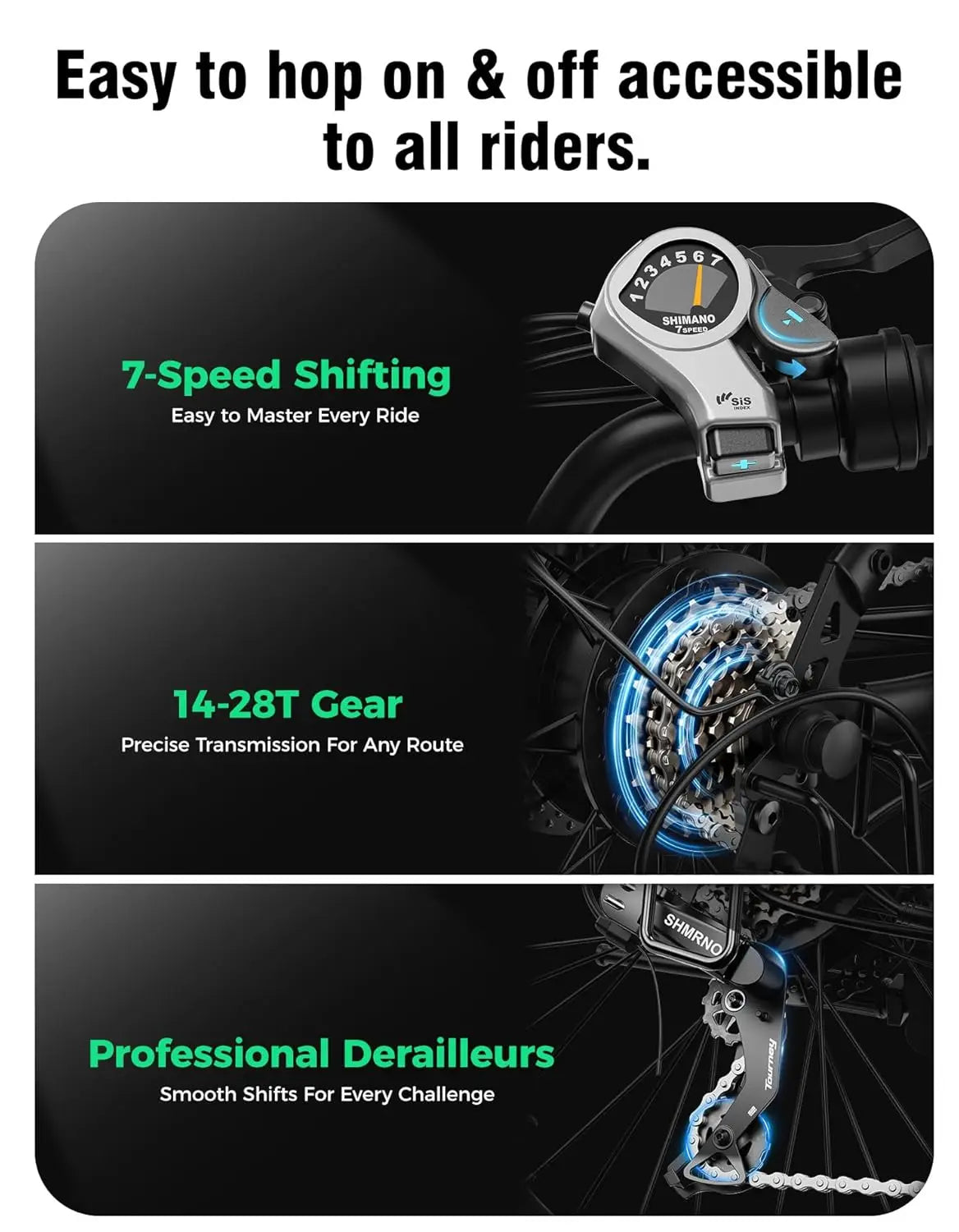 Electric Bikes for Adults,1000W Electric Bike, 26" Ebikes for Adults with 375Wh Removable Battery, 25MPH&40Miles, Customized