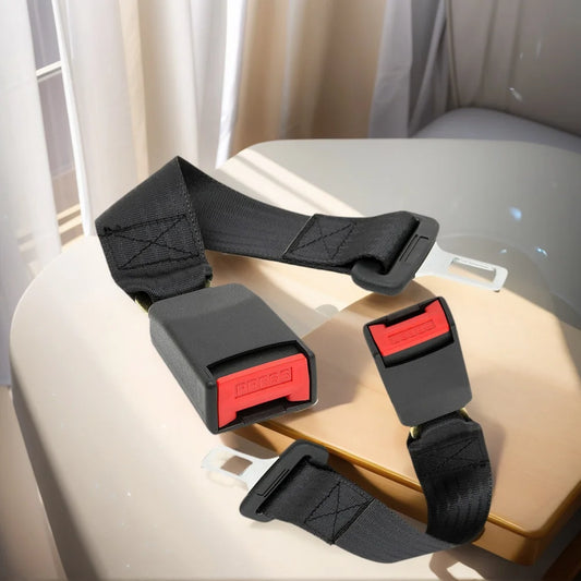 2Pcs Safety Seatbelt Extender 36cm Car Belt Extension Strap Seat Belt Extension Pad Seat Belt Clip Extender Car Accessories