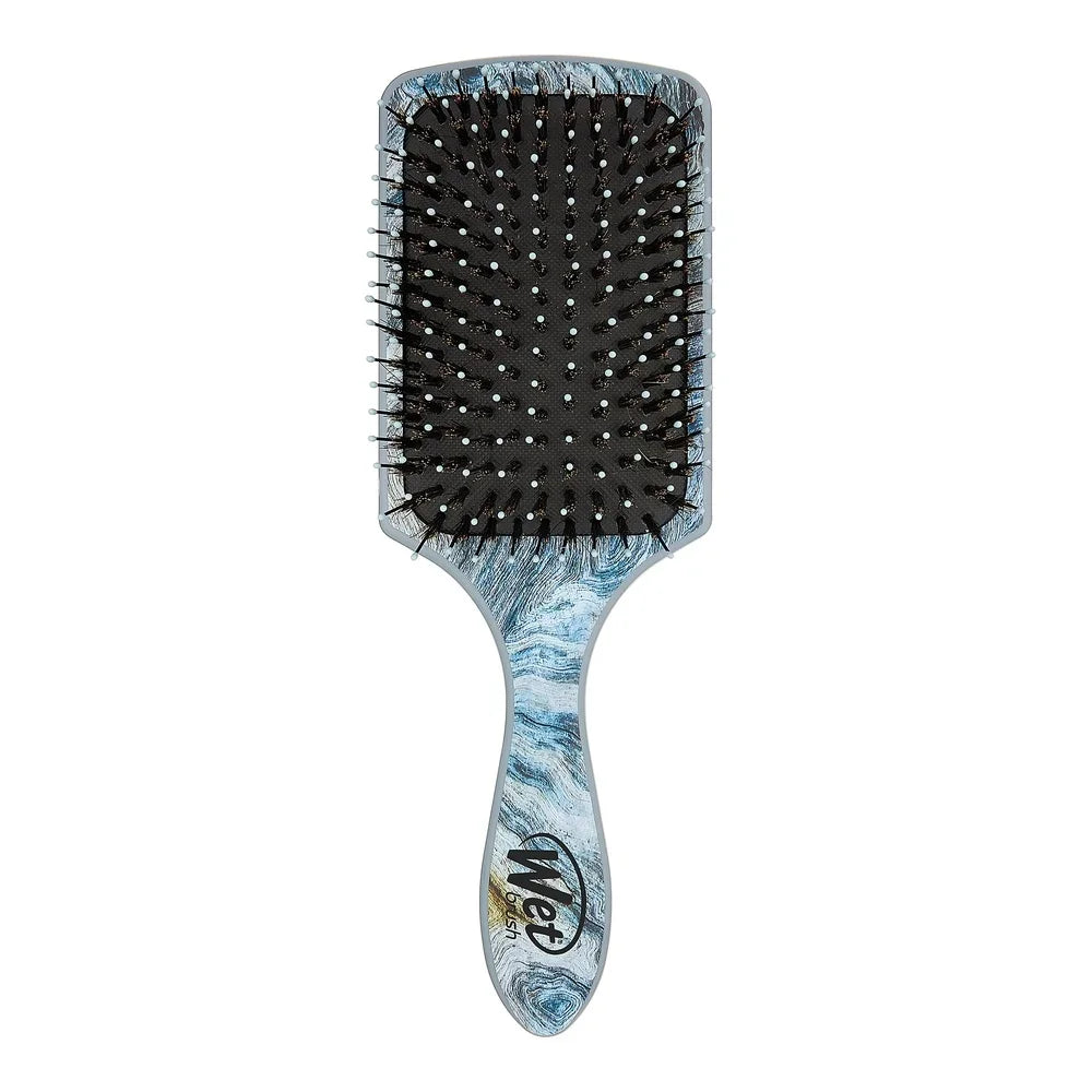 IntelliFlex Paddle Hair Brush Argan Oil Infused Detangler Brush Smooth Hair Frizz Control All Hair Types Wet Dry Use