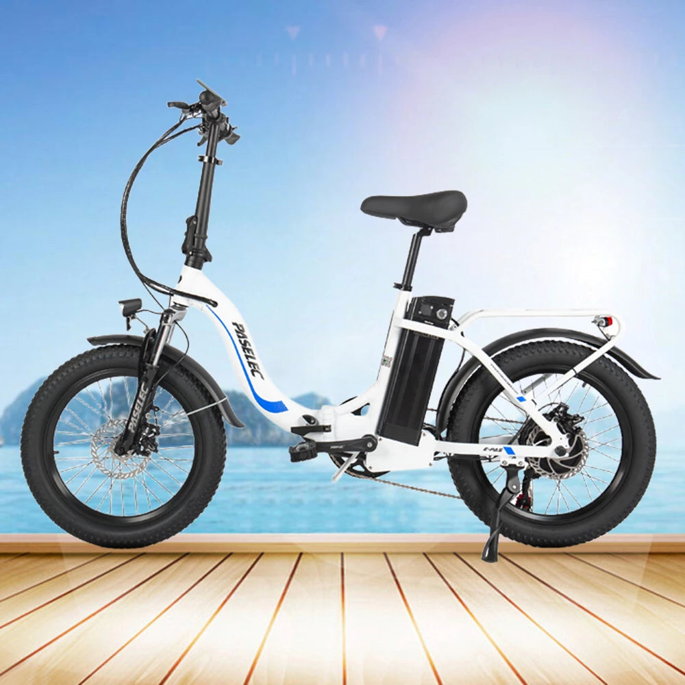 850W Peak Motor 20" Folding Electric Motorcycles Mountain E Bike For Adults, 27.5Mph 53Miles 48V 16AH Electric Bicycle Ebike