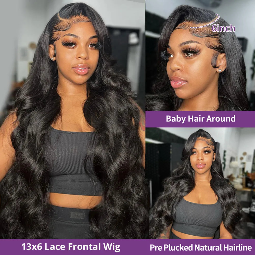 Silkwave Pre Cut Wear Go Body Wave Glueless Wig Human Hair 100% Pre plucked 4x4 5x5 Transparent Lace Closure Wig for Black Women