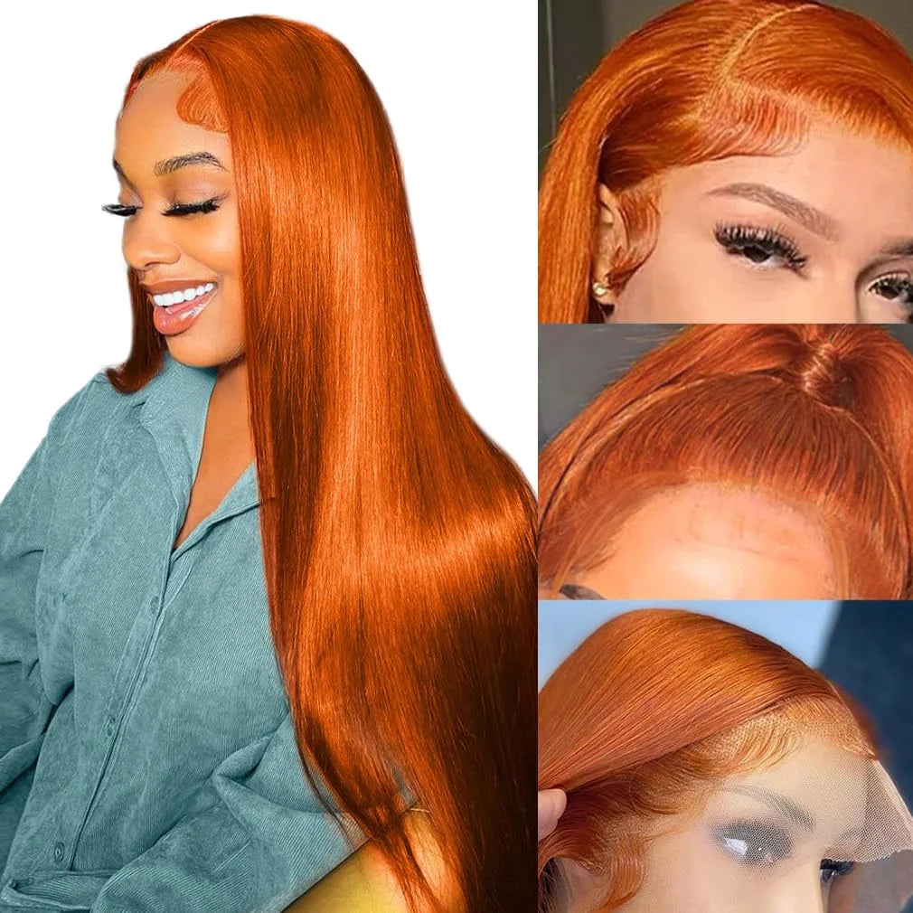 250% High Density Bone Straight Human Hair Wigs 13x4 HD Lace Front Wig Brazilian 13X4 Full Lace Frontal Human Hair Wig
