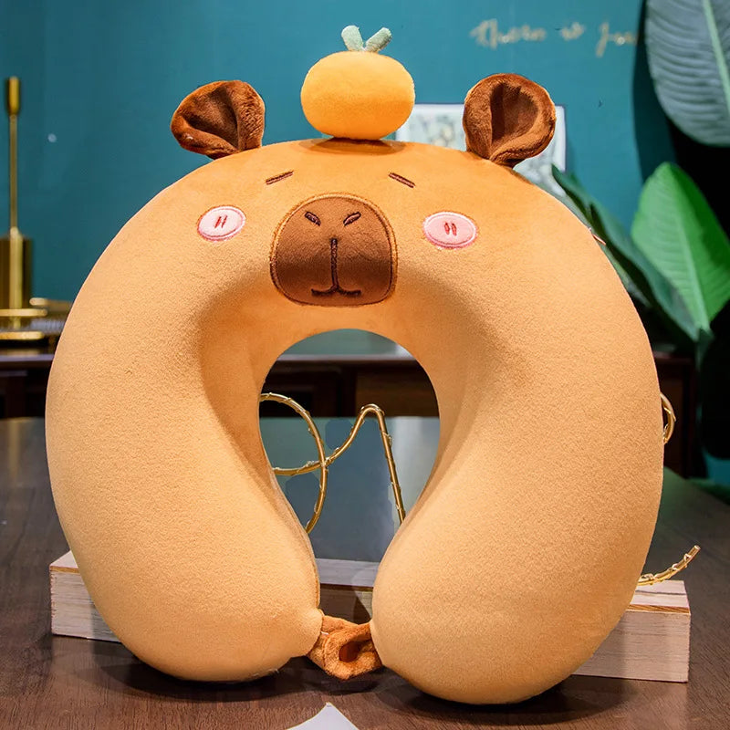 New Travel Neck Pillow U-Shape Neck Protection Head Rest Neck Pillow Nap Pillow Memory Cotton Soft Airplane Pillow