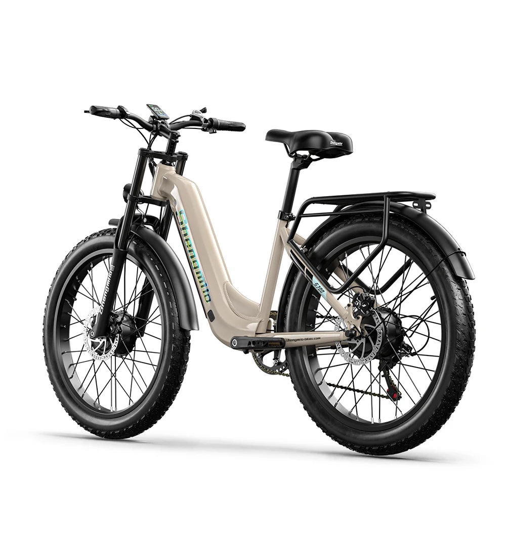 Shengmilo S700 Electric Bike for Adults 2000W Dual Motor, 48V17.5AH Removable Battery Electric Bicycle ,26Inch Fat tire e bike