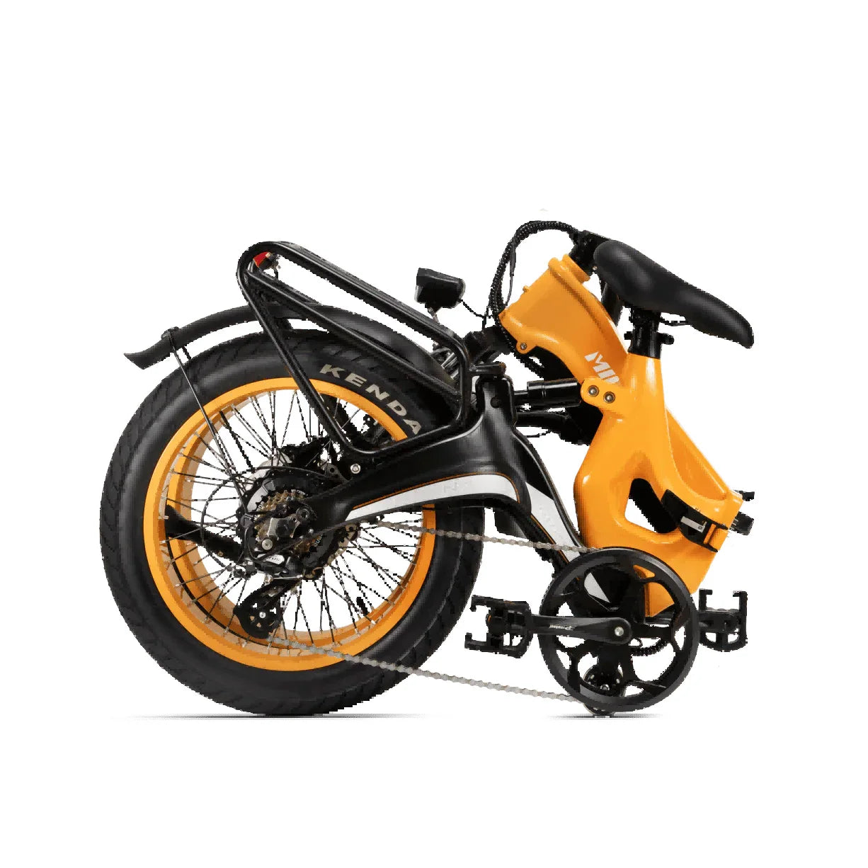 Mihogo Folding Electric Bike, Top 25 Mph, Max Range 40 Mile, 750W Motor, 48V 12.8Ah Battery,Max Load 550Ibs，Commuter Car