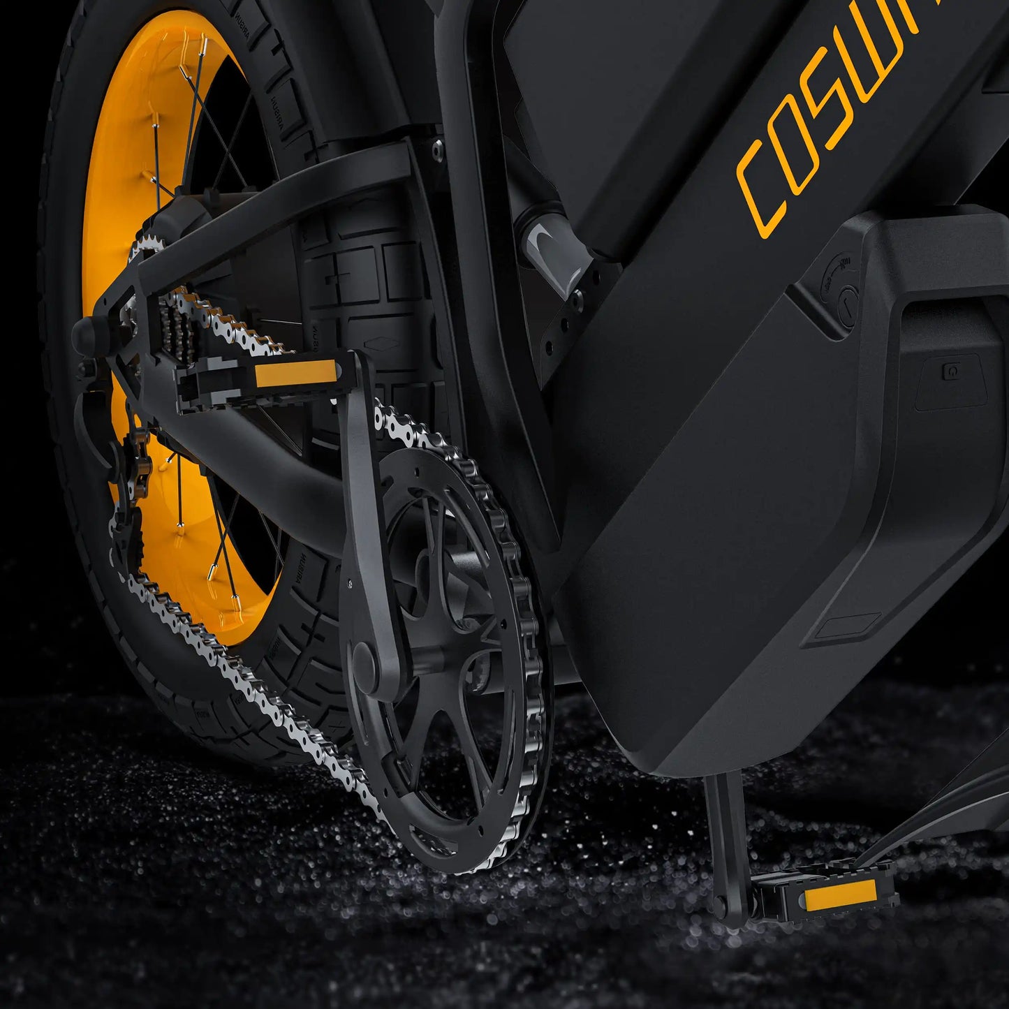 Electric Off-Road Bike COSWHEEL GT20 Max 20" 2000W 40Mph 60V 40AH(25+15) 140Mile 7 Speed Adult Unisex Full Suspension