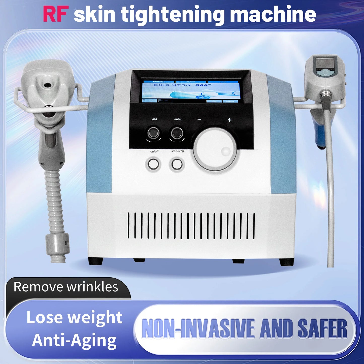 NEO Equipment Slimming Ultrasound Cellulite Wrinkle Removal Face Lift 2 Handles Ultra 360 Fat Reducing Machine For Salon