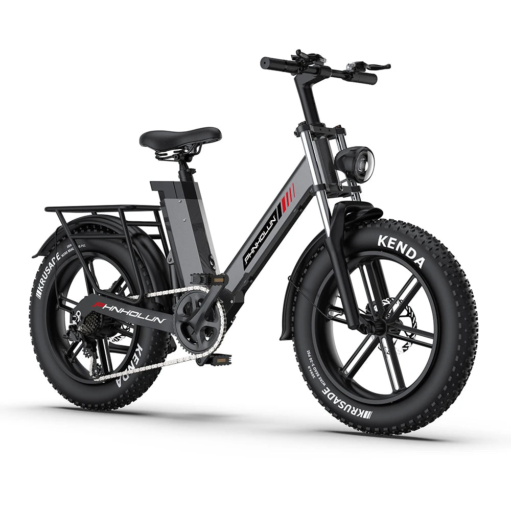 Electric Bike for Adults Teens 13-16 Fast Ebike Fat Tire Electric Motorcycle with 48V 20AH Battery E Bike 40MPH 40MI Range Mount