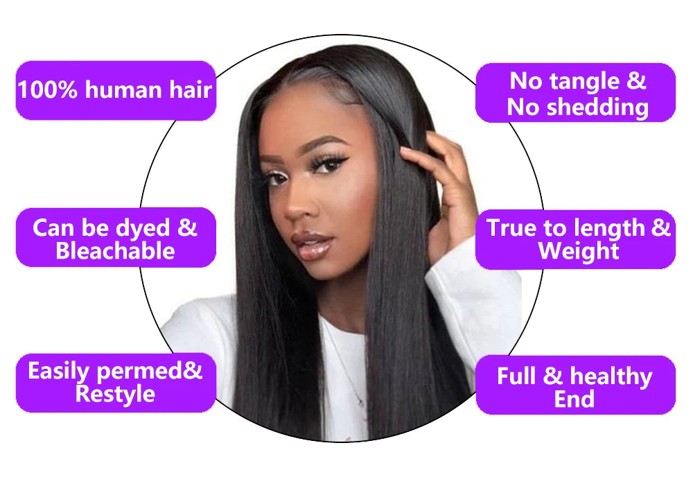 13x6 HD Lace Frontal Wigs Dark Brown Body Wave Human Hair Wigs Chocolate Brown 36 inches Front Wig Brazilian Pre Plucked