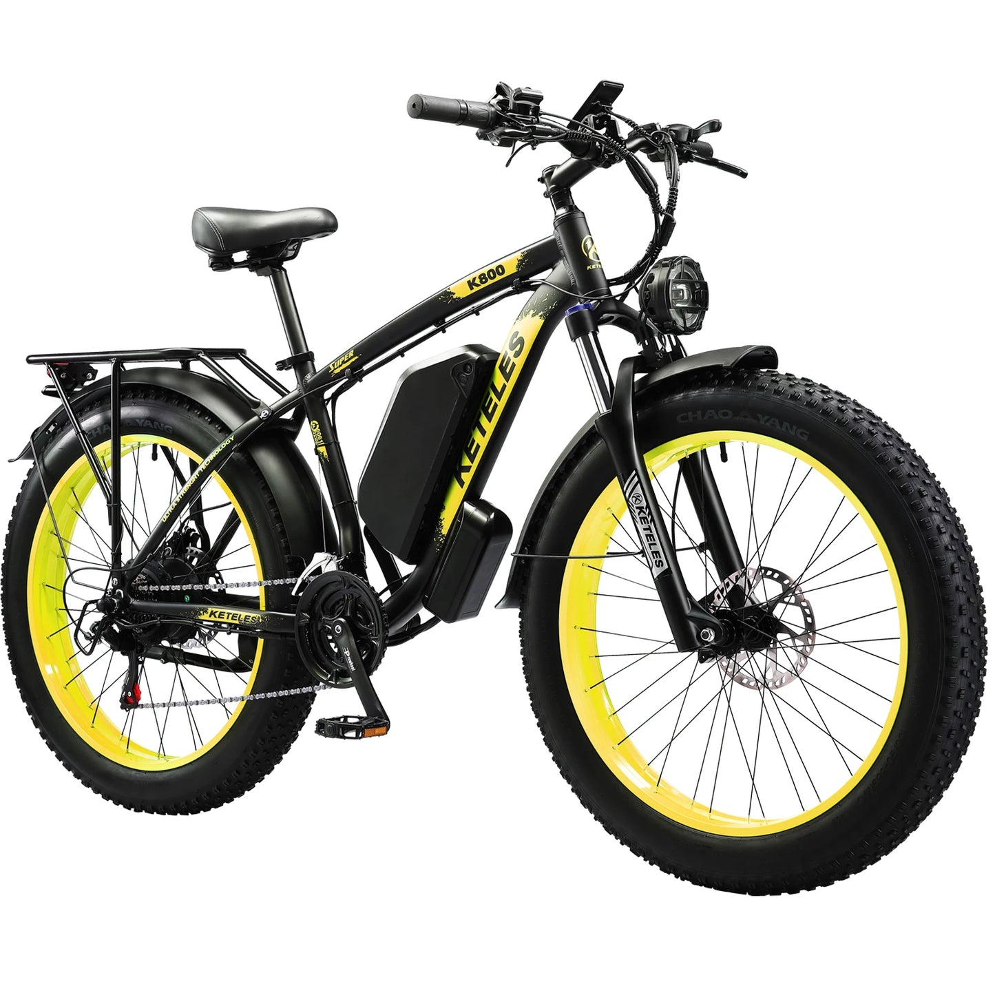 Electric Bike 1000W Motor 48V 20/15AH Lithium Battery E Bike Smart LCD Display 26 Inch All-terrain Fat Tires Electric Bicycle