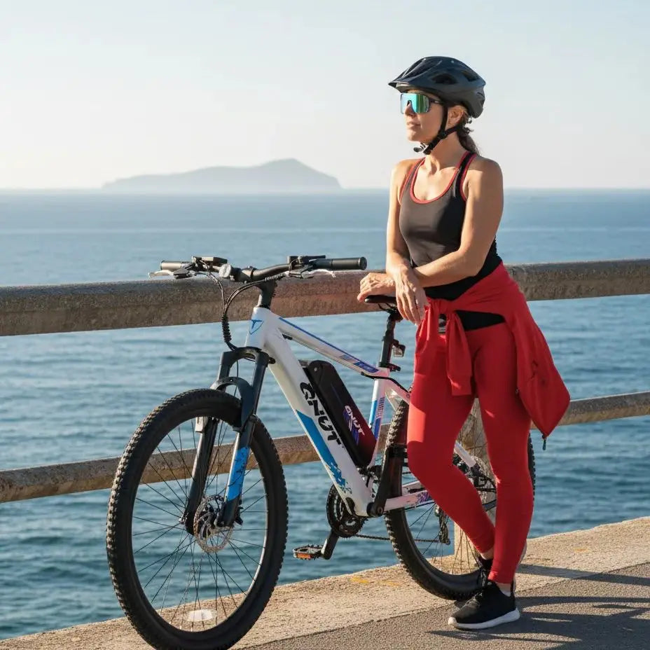 26" Electric Bike For Adults, Electric Mountain Bike With 1000w Peak Motor Electric Dirt Bike With Great Climbing Ability