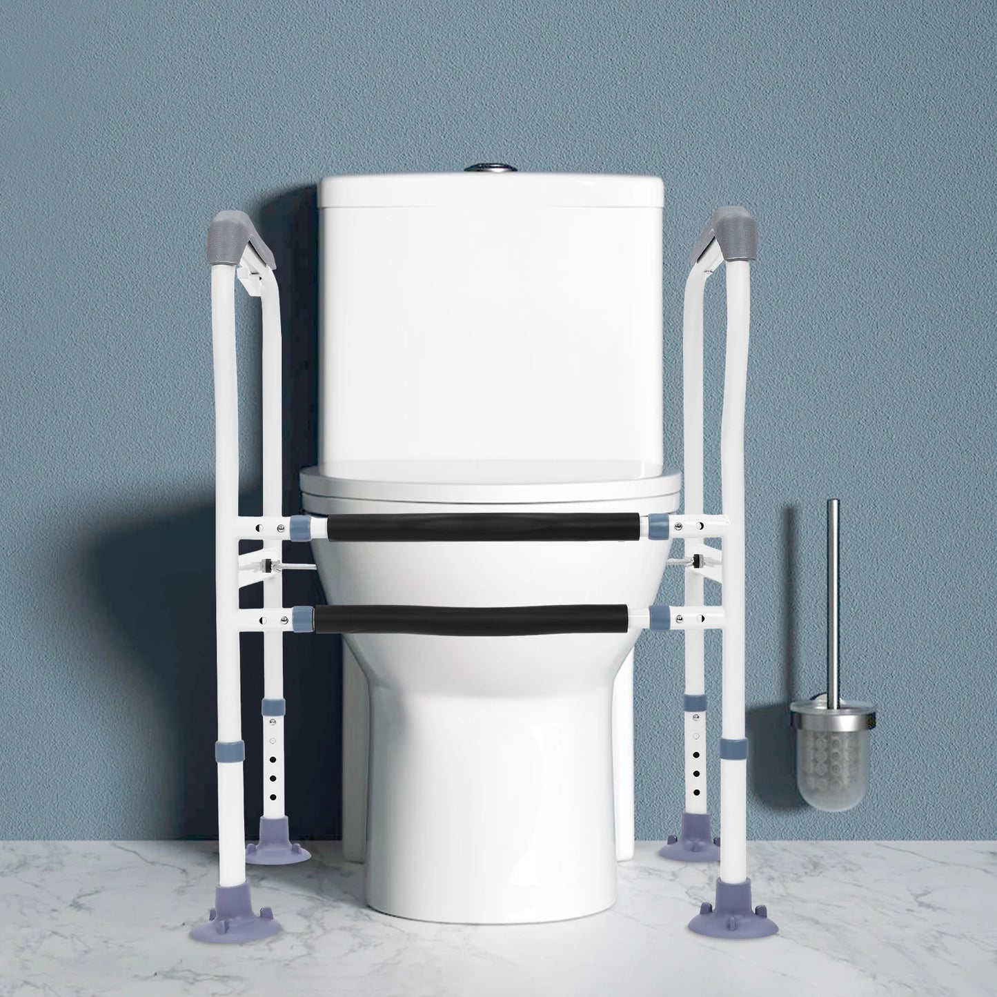 Toilet Safety Rails Toilet Safety Frame for Elderly Bathroom Toilet Handrail