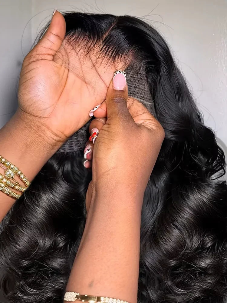 30 40 Inch Body Wave 13x6 HD Lace Frontal Wigs Human Hair Brazilian Preplucked Raw Lace Front Glueless 5x5 Closure Wig For Women