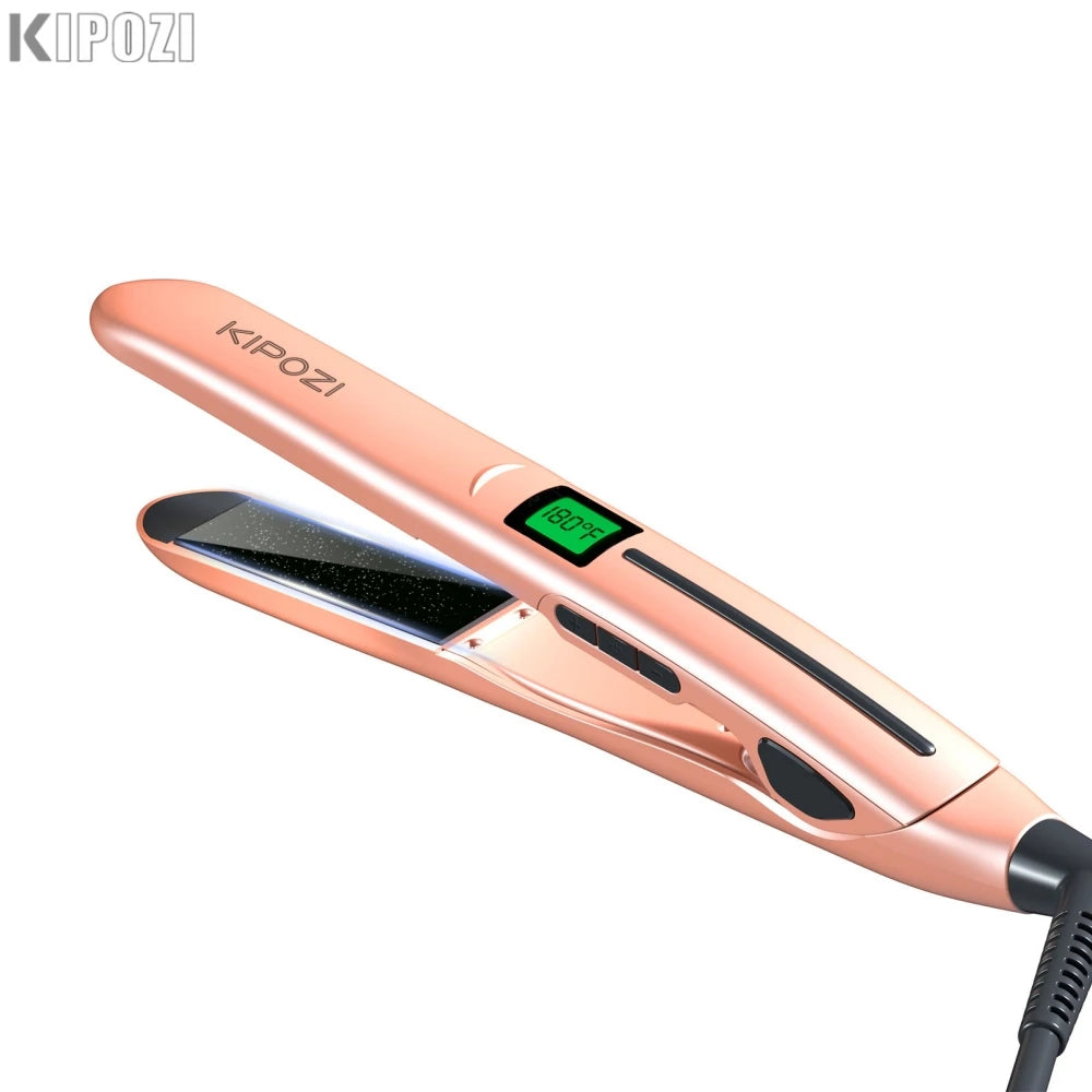KIPOZI 2025 New Electric Hair Brushes Professional Brush Hair Comb for Women Hair Straightener Brush Curler Hairbrush Iron
